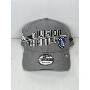 New Era Los Angeles Dodgers 9FORTY 2023 Division Champs Adjustable Hat Cap NWT